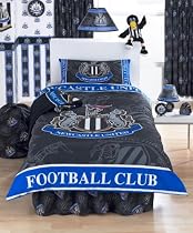 Zap Newcastle Black and White Crest Duvet Set, Single