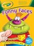 Crayola Funny Faces Colouring and Sticker Book (People or Animals)
