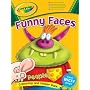 Crayola Funny Faces Colouring and Sticker Book (People or Animals)