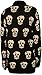 WearAll Women's Plus Size Skull Long Sleeve Knitted Cardigan