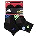 adidas Boys Youth cushioned 6-Pack Quarter sock