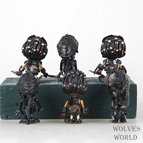 Aliens Vs Predators Mini Cosbaby Pvc Action Figures 8Cm 6Pcs/Set Collectible Toys Fga773