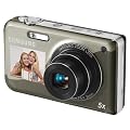 Samsung PL170 Digitalkamera (16,1 Megapixel, 5-fach opt. Zoom, 7,6 cm (3 Zoll) Display, bildstabilisiert) chrom-silber