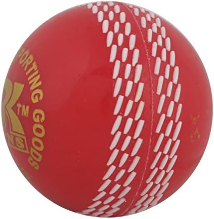 BKM WIND CRICKET BALL RED-WHITE (LIGHT)