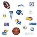 RoomMates RMK1100SCS University of Kansas Peel & Stick Wall Decals