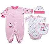 4-Piece Cupcake Layette Set