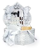 Picnic Time Wedding Heart Picnic Basket