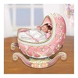 Sweet Slumber Lifelike Miniature Baby Doll In Peter Carl Faberge-Style Musical Cradle by Ashton Drake