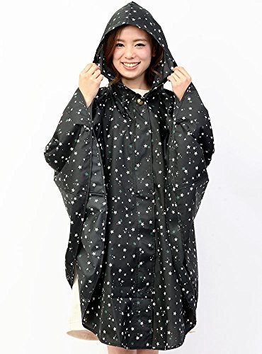 (ディーループ)D-LOOP 撥水加工 フード付き プルオーバー レインポンチョ 120144