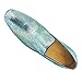 Men Genuine Leather Mens Metallic Textured Slip-on Loafers Shoes