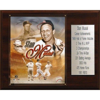 MLB St. Louis Cardinals Stan Musial Career Stat Plaque
