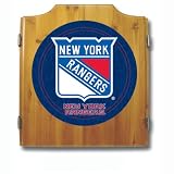 NHL New York Rangers Dart Cabinet includes Darts and Board