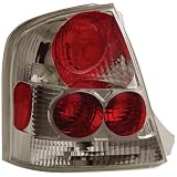 Anzo USA 221091 Mazda Protege Chrome Tail Light Assembly - (Sold in Pairs) by AnzoUSA