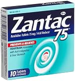 Zantac 75 Ranitidine Tablets 75 mg/Acid Reducer   10 ea