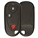 KeylessOption Just the Case Keyless Entry Remote Control Car Key Fob Shell Replacement for E4EG8D-444H-A, OUCG8D-387H-A, OUCG8D-355H-A