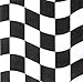 Creative Converting 18 Count Beverage Napkins, Black and White Check