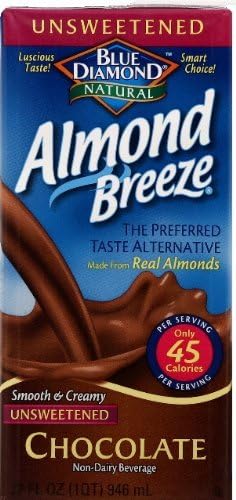 Blue Diamond Almond Breeze - Unsweetened Chocolate - 32 oz by Blue Diamond Almonds