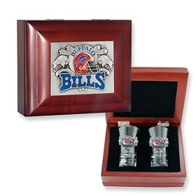 NFL Bills Flared Team Shooters Collector Box