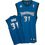 adidas Minnesota Timberwolves Ricky Davis Replica Road Jersey
