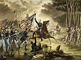 PAINTINGS PORTRAIT GENERAL KEARNEY UNION CIVIL WAR BATTLE CHANTILLY NEW FINE ART PRINT POSTER PICTURE 30x40 CMS CC3691