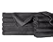 Automotive : Towels by Doctor Joe ULTRA-15BLK Safe-2-Bleach Deep Black 16"x27" Microfiber Salon Towel - Pack of 12