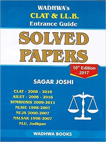 CLAT & LL.B Entrance Guide Solved Papers 2017