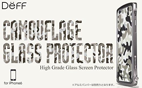 Deff Chemically Toughened Wild Design Type Back Side Glass Screen Protector for iPhone 6 (Camouflage / Snow)