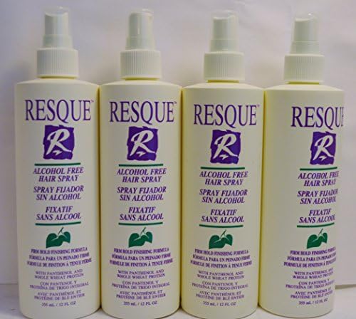 Resque Alcohol Free Hair Spray 12oz (4 Pack)