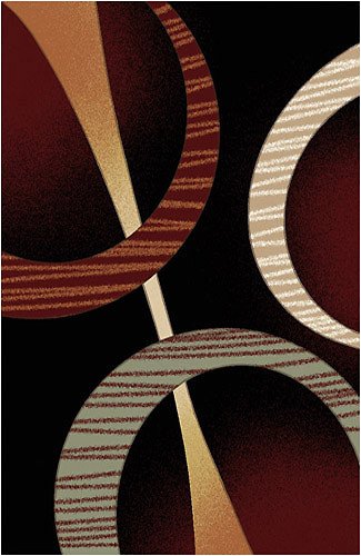 Home Dynamix Evolution 5194-450 Black 7-Feet 10-Inch by 10-Feet 2-Inch Contemporary Area Rug