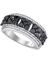 1.72CTW BLACK DIAMOND FASHION BAND