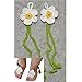 Lisli® Newborn Baby Girl Toddlers Kid Flower Barefoot Sandals Shoes (Green)