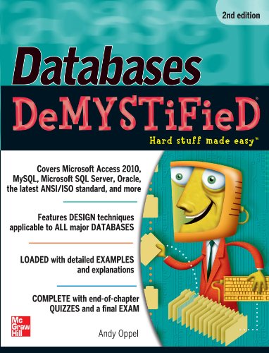 Databases DeMYSTiFieD, 2nd Edition, by Andy Oppel