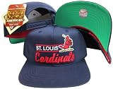 St. Louis Cardinals Navy Snapback Adjustable Plastic Snap Back Hat / Cap