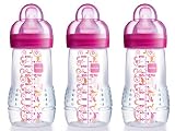 Mam 270 ml Bottles for Girls (3-Pack)