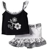 Young Hearts Baby-girls Infant 2 Piece Floral Scooter Set