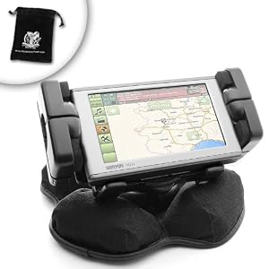 SecureHOLD GPS Auto Dash Friction Mount - Works with Magellan Roadmate 1200 / Maestro 3200 / Maestro 3250 and More GPS Devices - Removable - Mount and Protect your GPS on the Dashboard of your Car Without Adhesive!