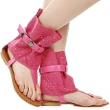 Jetseter70 High Shaft Gladiator Flat Sandal FUCHSIA