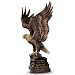 Genuine Cold-Cast Bronze Eagle Sculpture: Summit Of Majesty by The Bradford Exchange