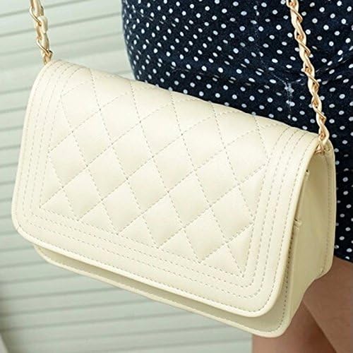 PU Leather Handbags Quilting Handbag Chain Strap Purse
