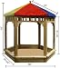 New Large Cedar Wood Play Sandbox Sand Box W/ Cover Premium Quality
