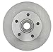 ACDelco Silver 18A807A (19287214) Non-Coated Front Disc Brake Rotor and Hub Assembly