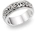 Bowen Platinum Celtic Wedding Band Ring