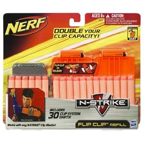 Nerf N-Strike Flip Clip Refill: Toys &amp; Games