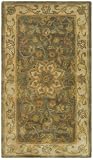 Safavieh Heritage HG954A Green 2' x 3' Handmade Wool Area Rug