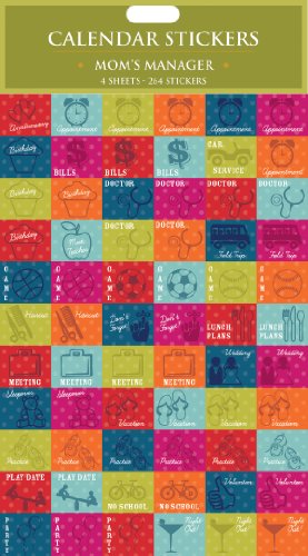 2012 Moms Manager Stickers