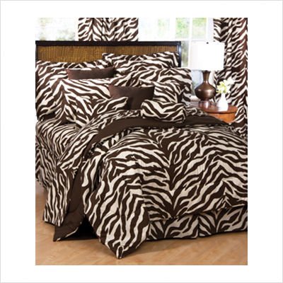 Zebra Bed in a Bag - Brown/Tan (Twin XL)
