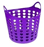 from Elliotts Elliott Funky Plastic Laundry Basket, Purple Model EL090009PP