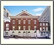 Exterior, Restored Ford's Theatre, Washington - Attractive approx. 22"x26" Framed and Matted - 7/8" Rounded, Shiny, Black Metal Frame - Photographic Print by Carol M. Highsmith