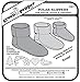 Fleece Polar Slippers #527 For Adults, Youth and Children Sewing Pattern (Pattern Only)