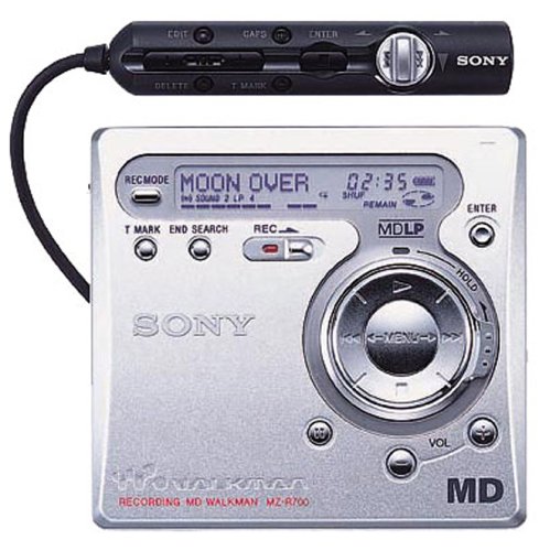 Childrens Toyshop  Electronics : Sony MZ-R700 Silver Recordable Mini-Disc Walkman